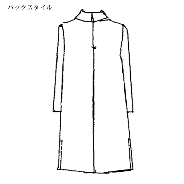 丹後ちりめんロールカラーワンピース