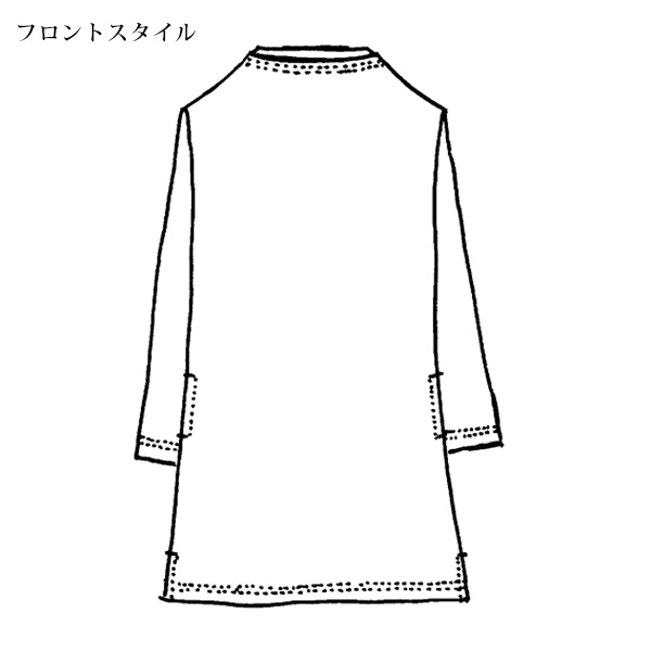 ジャカードチュニック / 大きいサイズ M 3L