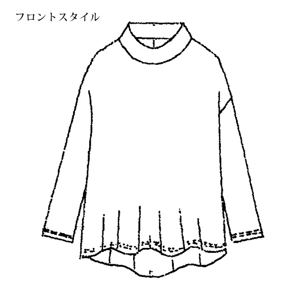 プリント切替えプルオーバー / 大きいサイズ M 3L