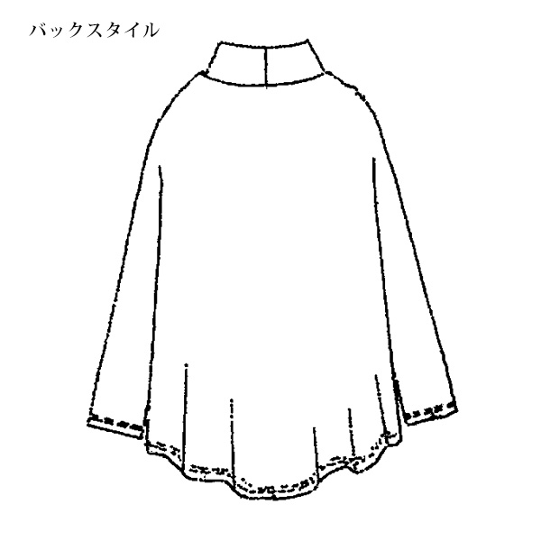 プリント切替えプルオーバー / 大きいサイズ M 3L