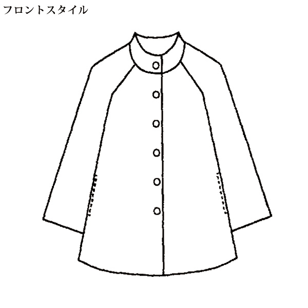 尾州生地使用 ウール混チェック柄コート 大きいサイズ M LL 4L