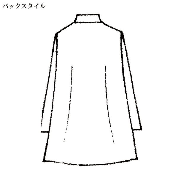 ウール混ツイードコート 大きいサイズ M LL 3L 4L