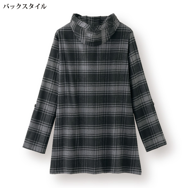 フード付 厚手シャツジャケット