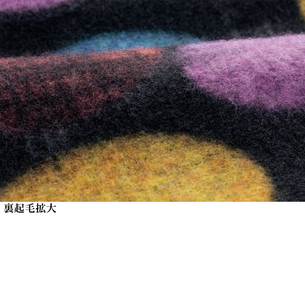 裏起毛プリントカットソー ワンピースジャケット