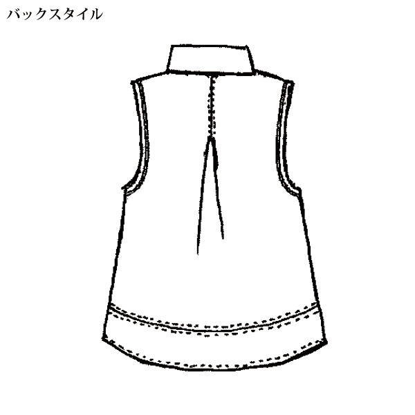 キルト切替えベスト
