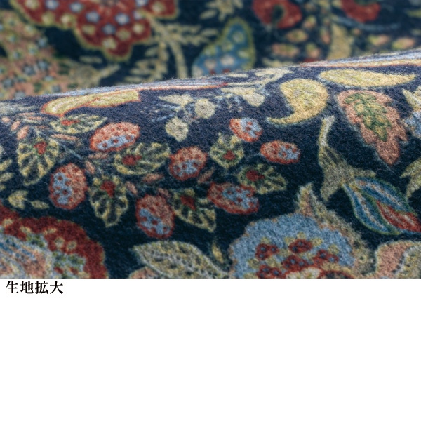 襟付多色花柄ワンピース