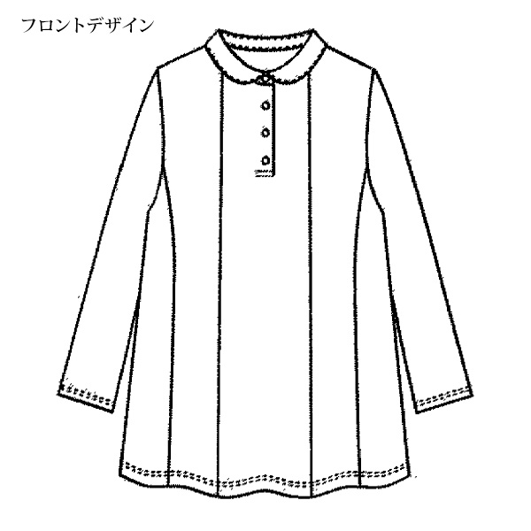 プリントチュニックプルオーバー