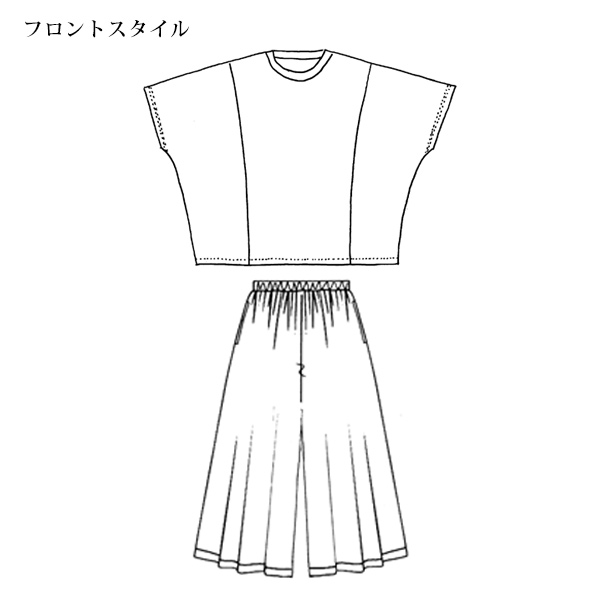 総柄 セットアップ 大きいサイズ M LL 4L