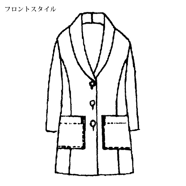 キルト風ジャカードジャケット 大きいサイズ M LL 4L