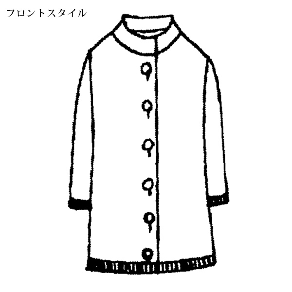 ツイード風カーディガン 大きいサイズ M LL 4L