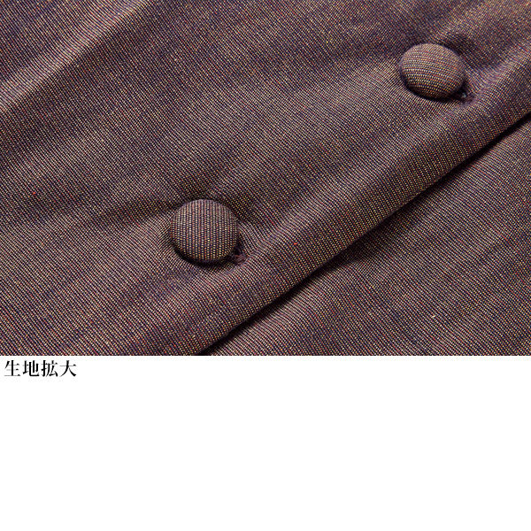 三河木綿 中わたリブ付 コート 大きいサイズ M LL 4L