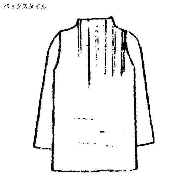 かすり糸使用 ニットチュニック