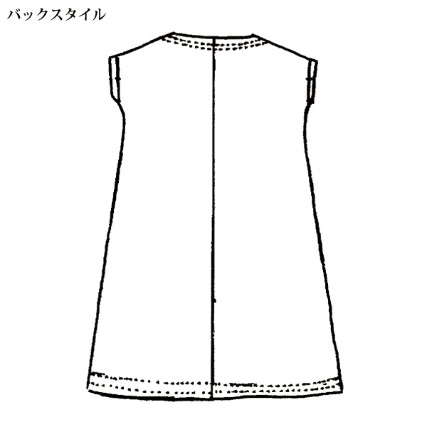 切替えワンピース 大きいサイズ 3L