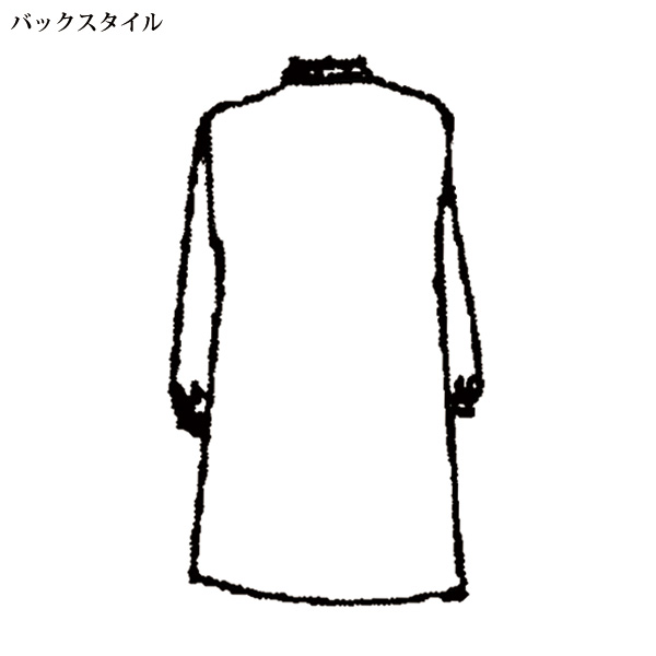 先染めスタンドカラーブラウス 大きいサイズ 3L