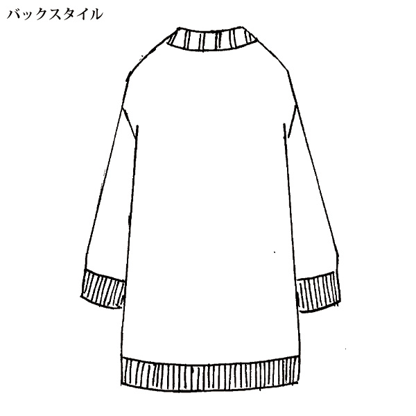 ざっくりローゲージカーディガン 大きいサイズ M L LL 3L