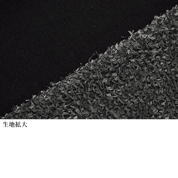 異素材切替えチュニックワンピース 大きいサイズ M LL 3L 4L