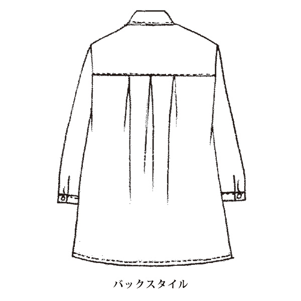テープ使い ストライプシャツジャケット