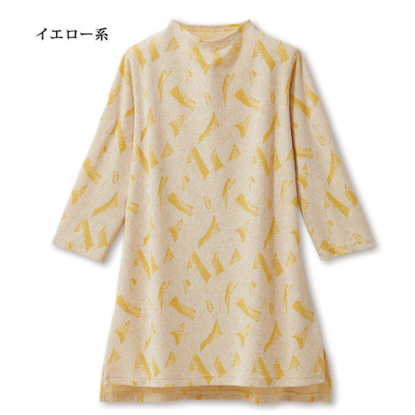 ボトルネックジャカードチュニック