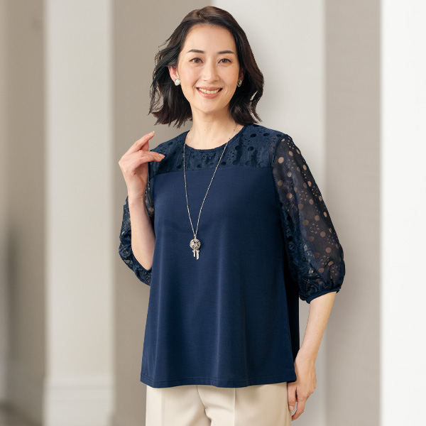 トップス 商品一覧ページです。 おしゃれな大人服。ミセス