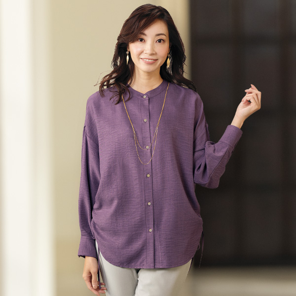 メーカー直売 - 人気ランキング シャツ おしゃれな大人服。ミセス ブラウス商品一覧ページ シャツ+ブラウス(半袖+袖なし)