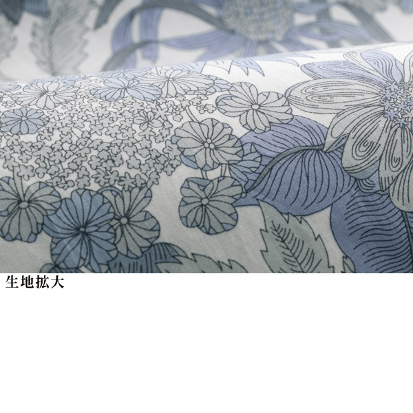 リバティプリント 花柄ブラウス