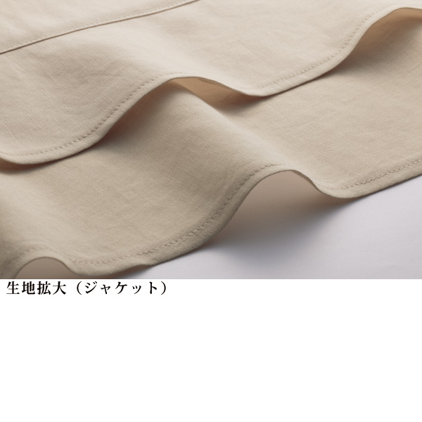 綿オーバーブラウス付アンサンブル