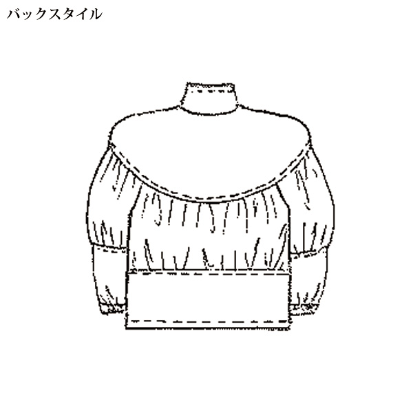 タフタギャザーブルゾン