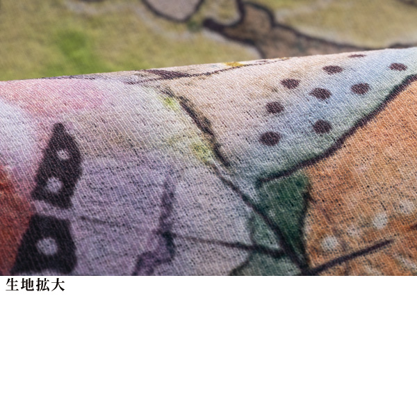 7分袖ドレープロングプルオーバー