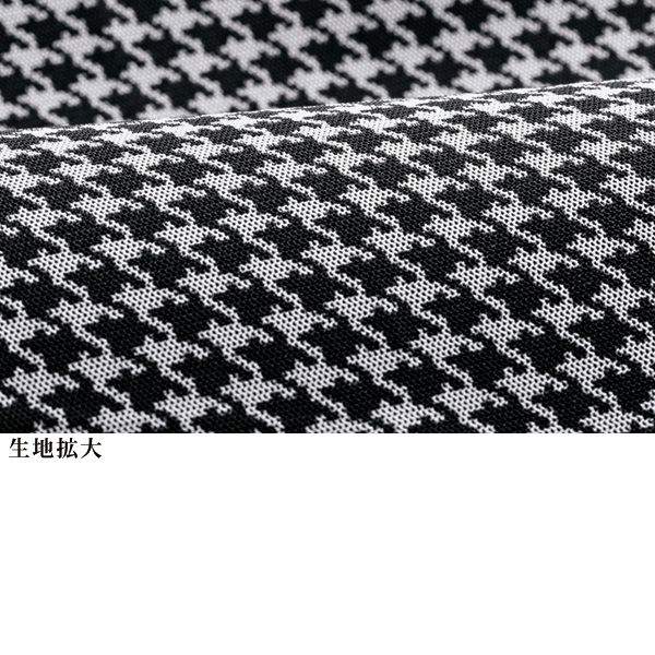 パワーネット千鳥柄 フレアチュニック | 京都通販ミセスの パワーネット千鳥柄 フレアチュニック | 京都通販ミセスの