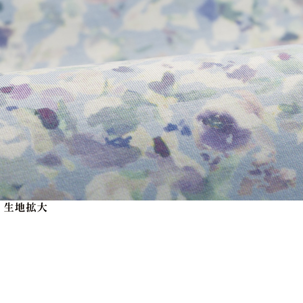 小花柄 プリントプルオーバー