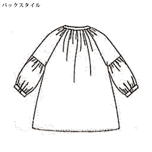 綿デニムカラー刺しゅう ブラウスジャケット
