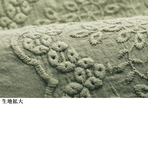 七分袖 綿シャツブラウス
