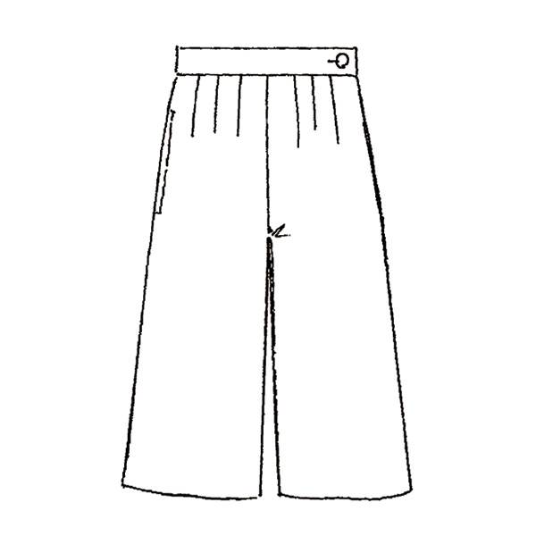 シャンブレーワイドパンツ 大きいサイズ M LL 4L