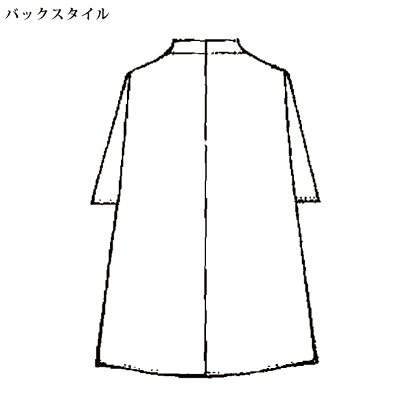 ジャカードカットソーチュニック 大きいサイズ M LL 3L 4L