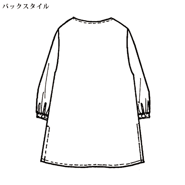 カットジャカードブラウス 大きいサイズ M LL 4L