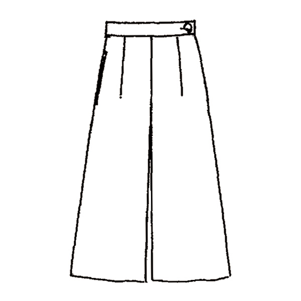 麻調ワイドパンツ 大きいサイズ M LL 4L