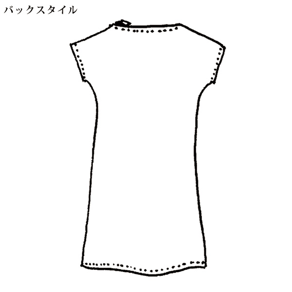手捺染ちりめんチュニック