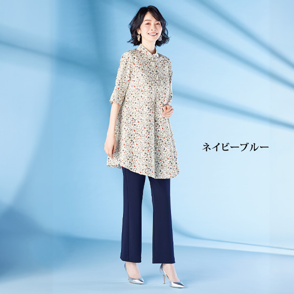 ゼログ セミブーツストレートパンツ 大きいサイズ M L LL 3L 4L