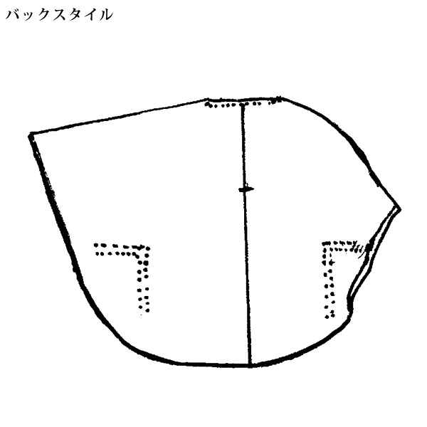 藍染めちりめんブラウス 大きいサイズ 4L