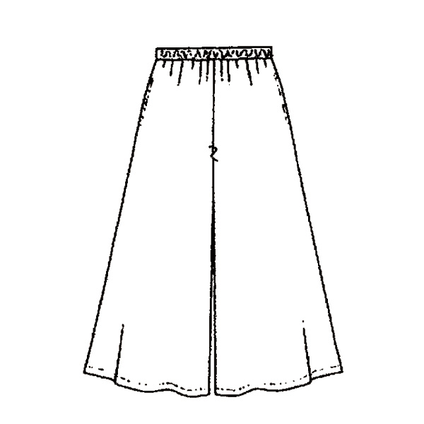 ワッフルキュロットパンツ 大きいサイズ M LL 4L