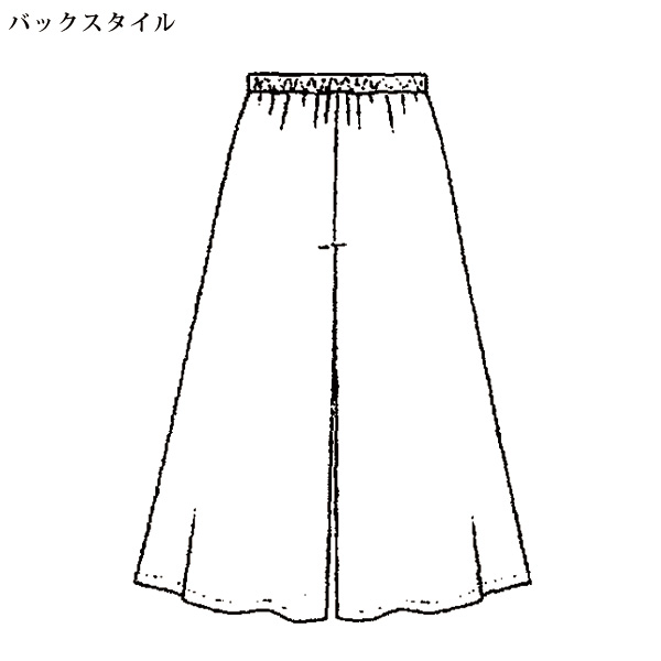 ワッフルキュロットパンツ 大きいサイズ M LL 4L