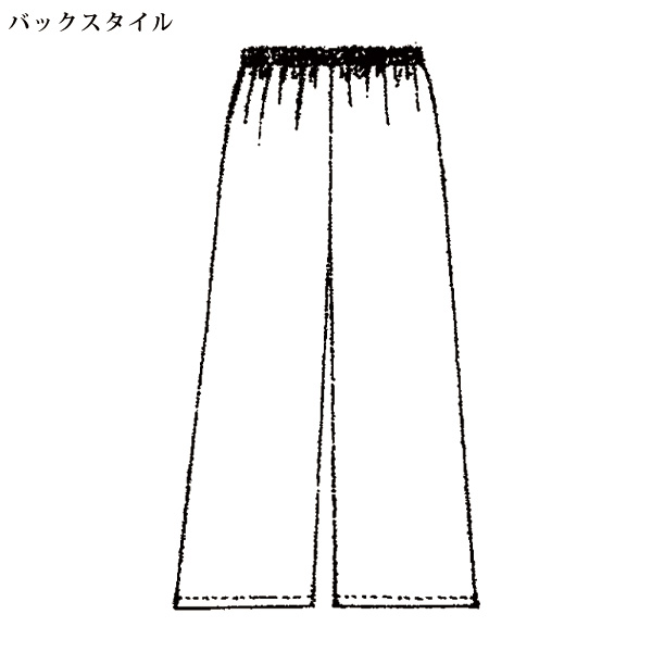 先染めタックパンツ 大きいサイズ M LL 3L 4L