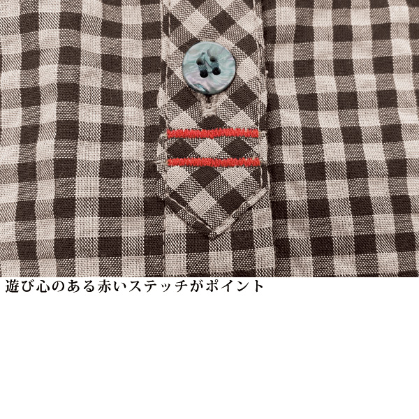 ループ付ブラウス 大きいサイズ M LL 4L