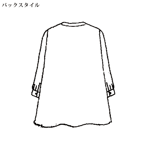 コットン刺しゅうブラウス 大きいサイズ M LL 4L