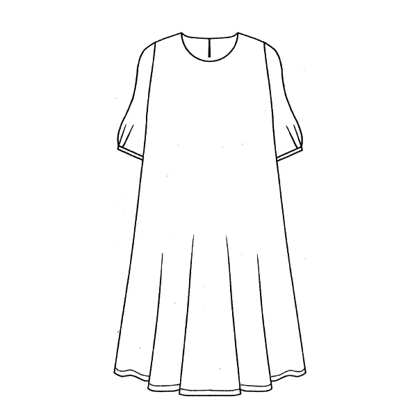 刺しゅうワンピース 大きいサイズ M LL 4L