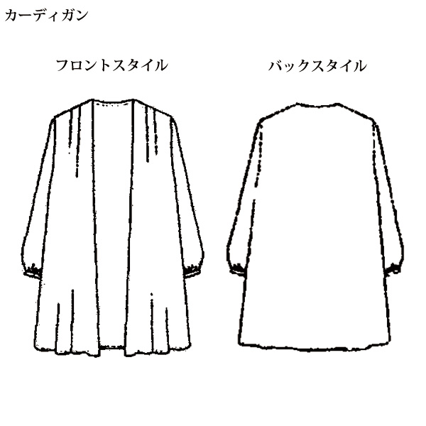 異素材プリントアンサンブル 大きいサイズ M LL 4L