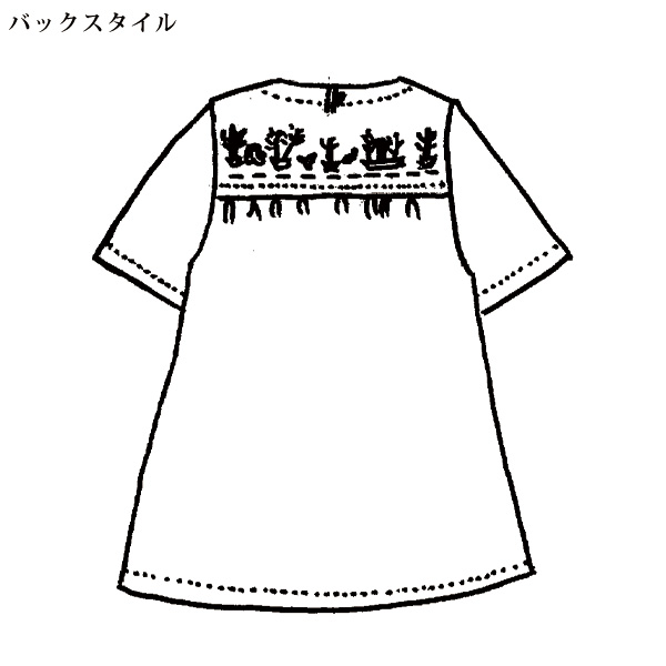 異素材切替え 刺しゅうブラウス 大きいサイズ M 3L