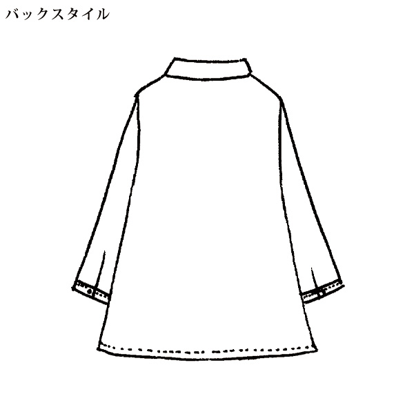 プリントブラウス 大きいサイズ M LL 3L