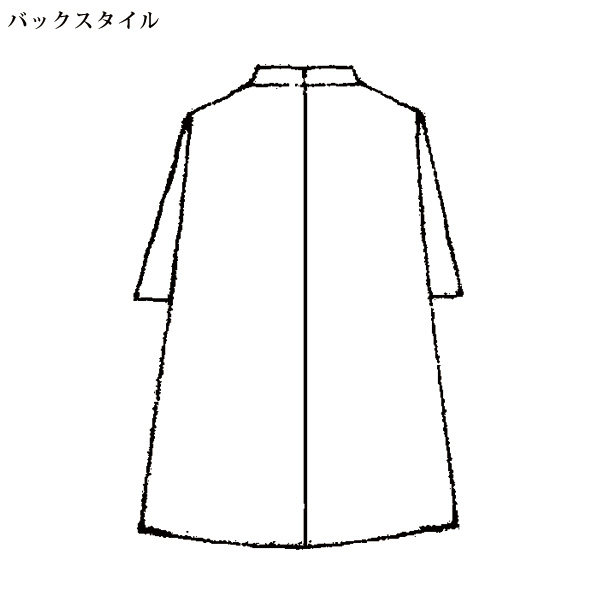バラ柄ジャカード編みチュニック 大きいサイズ M LL 3L 4L