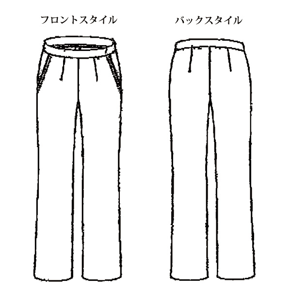 「ゼログ」セミブーツ ストレートパンツ 大きいサイズ M L LL 3L 4L
